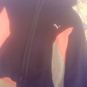 Polo new zipup fleece crimson orange black gray